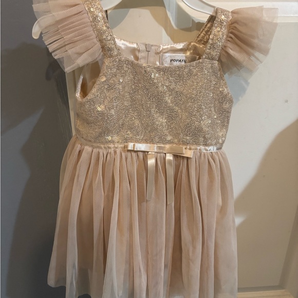 Popatu Glittery Gold Dress - Picture 1 of 4